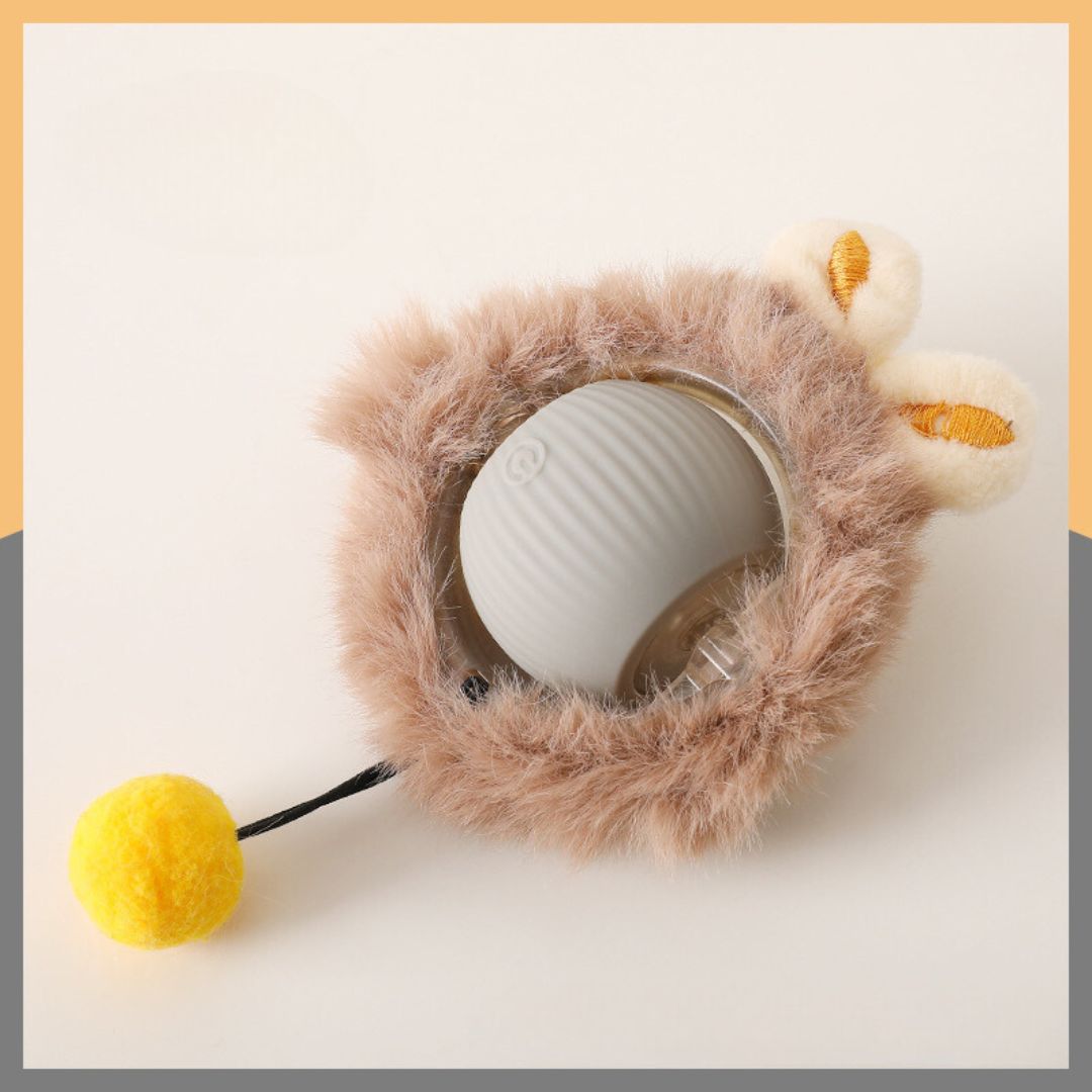 Catimo – Bola interactiva para gatos con cola y recargable por USB – Para interiores