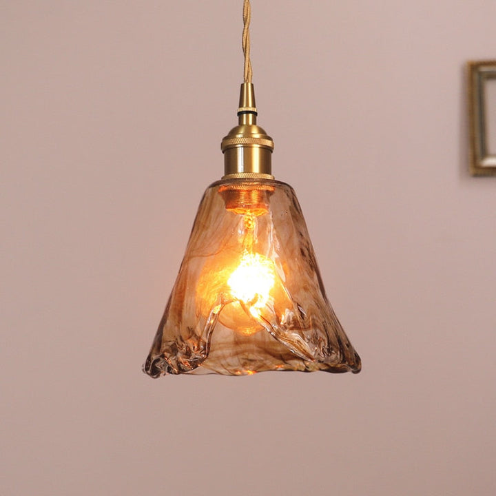 Vetrina Hanglamp – Handgemaakte Glazen Kap met Vintage Design &amp; Warme Sfeerverlichting