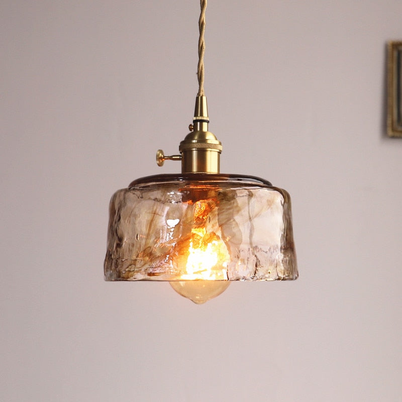 Vetrina Hanglamp – Handgemaakte Glazen Kap met Vintage Design &amp; Warme Sfeerverlichting