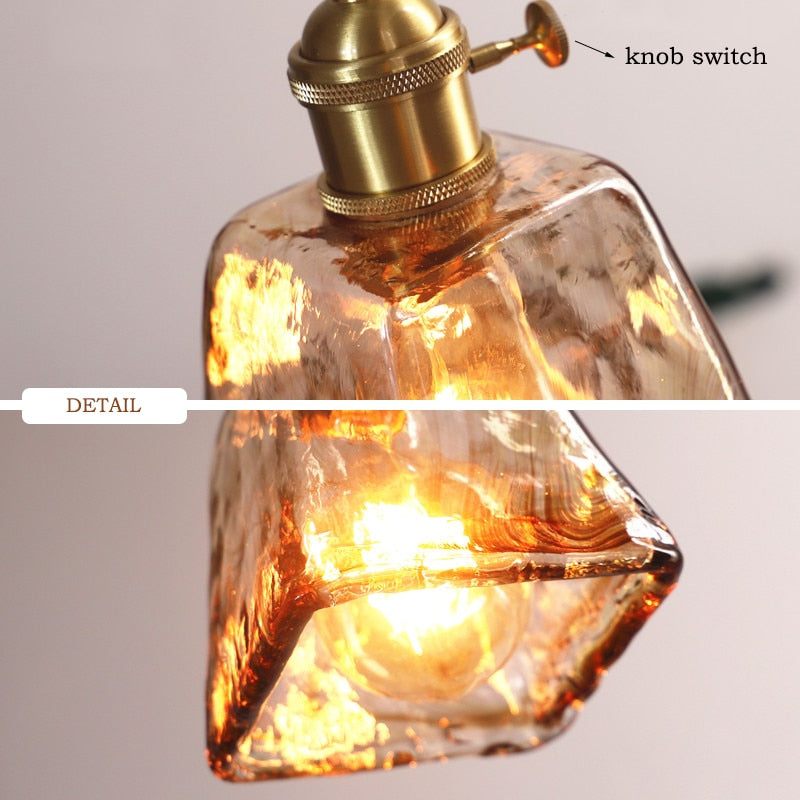 Vetrina Hanglamp – Handgemaakte Glazen Kap met Vintage Design &amp; Warme Sfeerverlichting