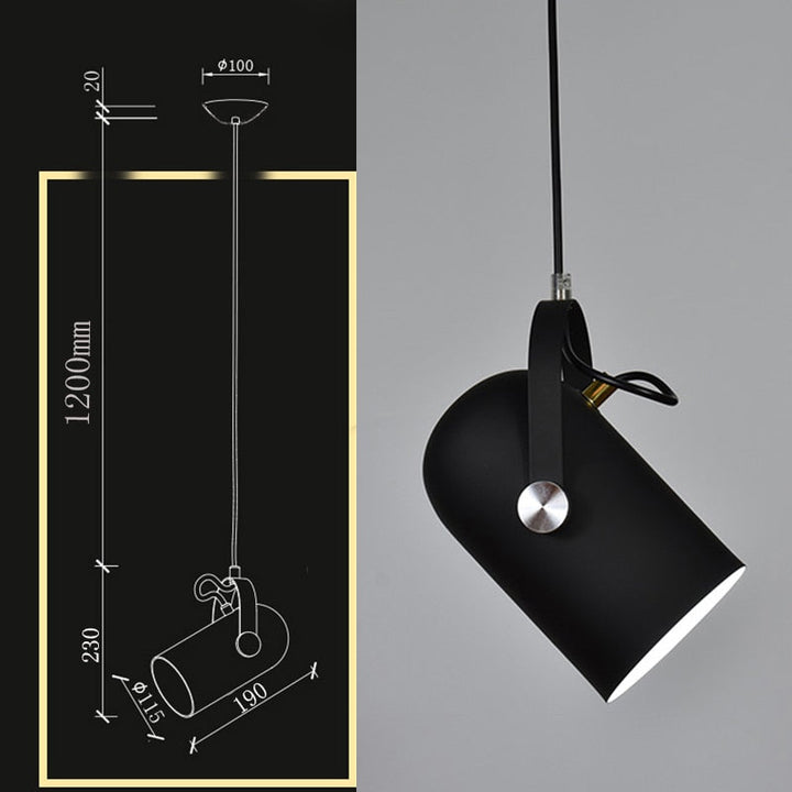 Coloria Suspension – Design scandinave avec abat-jour coloré et câble réglable