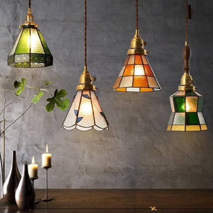 Aurelia Hanglamp – Handgemaakt Glazen Design met Levendige Kleuren &amp; Warme LED-Verlichting