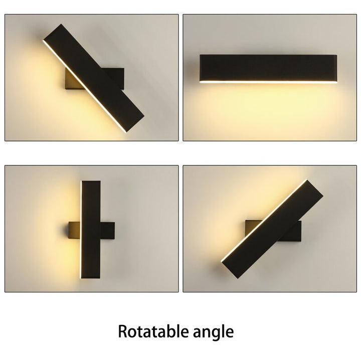 Lámpara de varita Rotaro – Diseño moderno giratorio con forma delgada y luz LED integrada