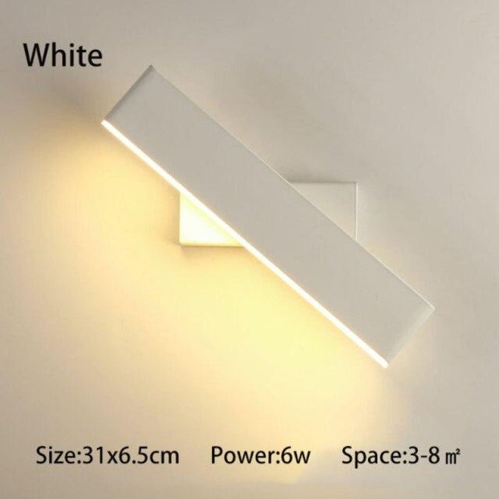 Lámpara de varita Rotaro – Diseño moderno giratorio con forma delgada y luz LED integrada