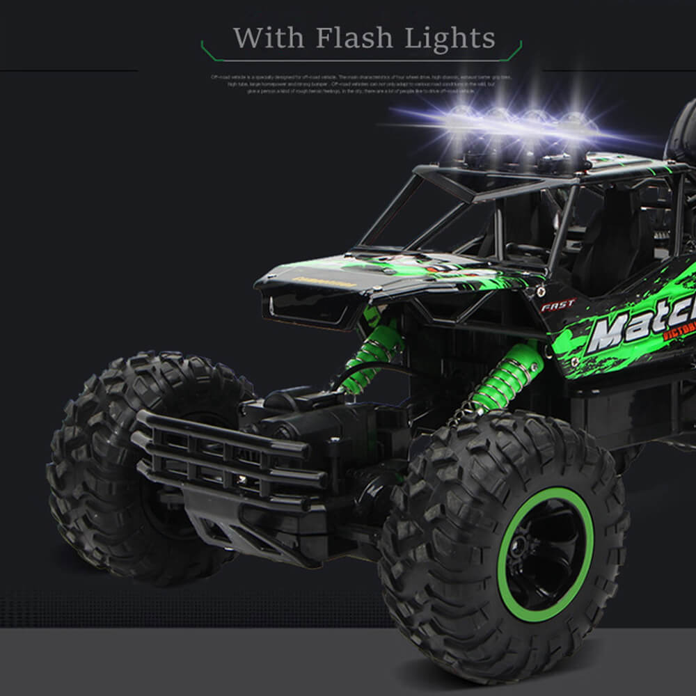 Coche RC todoterreno – Monstertruck 4WD control remoto – Niños y adultos