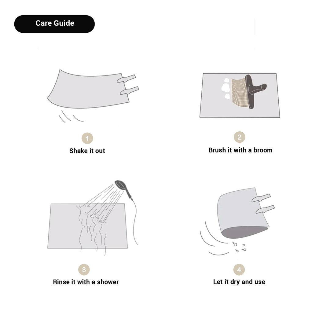 Abstracte antislip badmat met Scandinavisch design Vestragear