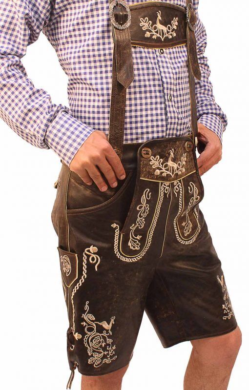 AlpenViktor – Conjunt de Lederhosen per a homes Oktoberfest – Autèntic i Festiu