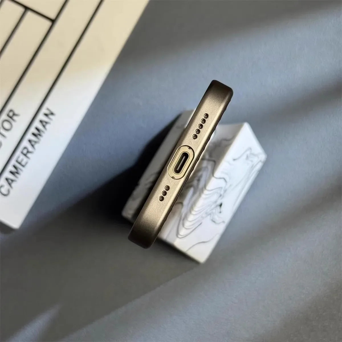 Handyhülle Stoßfest Slim Metall Look iPhone Vestragear