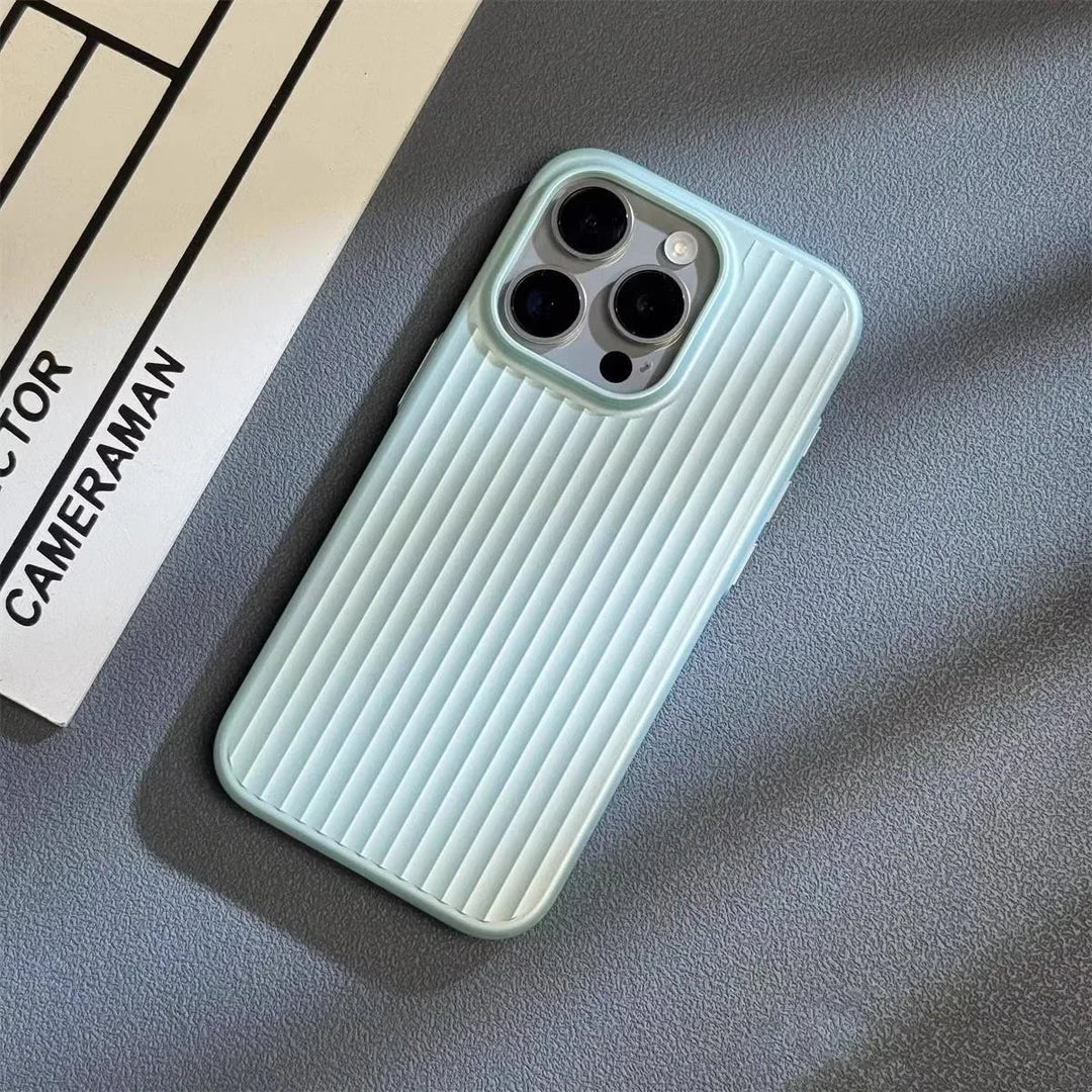 Handyhülle Stoßfest Slim Metall Look iPhone Vestragear