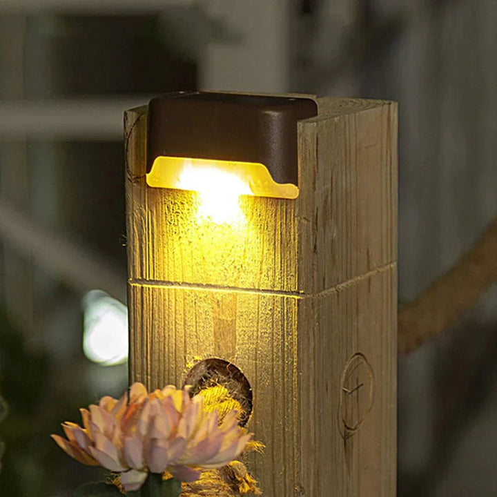 Solarix LED Traplampen – Zonne-energie Buitenverlichting met Schemerfunctie (IP65)