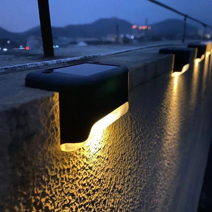 Solarix LED Traplampen – Zonne-energie Buitenverlichting met Schemerfunctie (IP65)