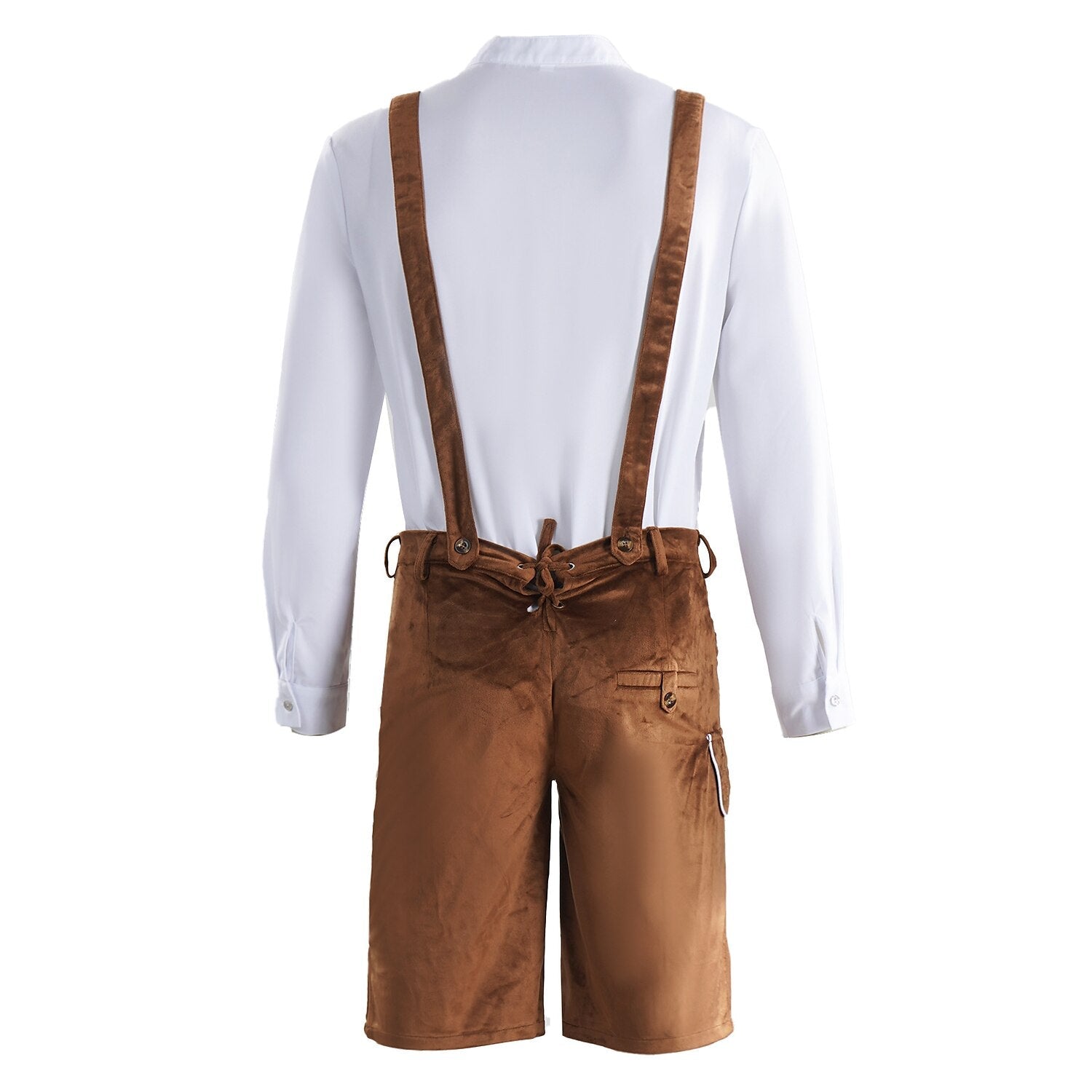 WiesnHeld Heren Trachten Set – Lederhose & Overhemd, Authentiek Oktoberfest
