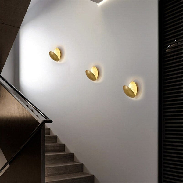 SeleneLight – Lampada da parete con effetto luce lunare – Illuminazione d'atmosfera LED minimalista