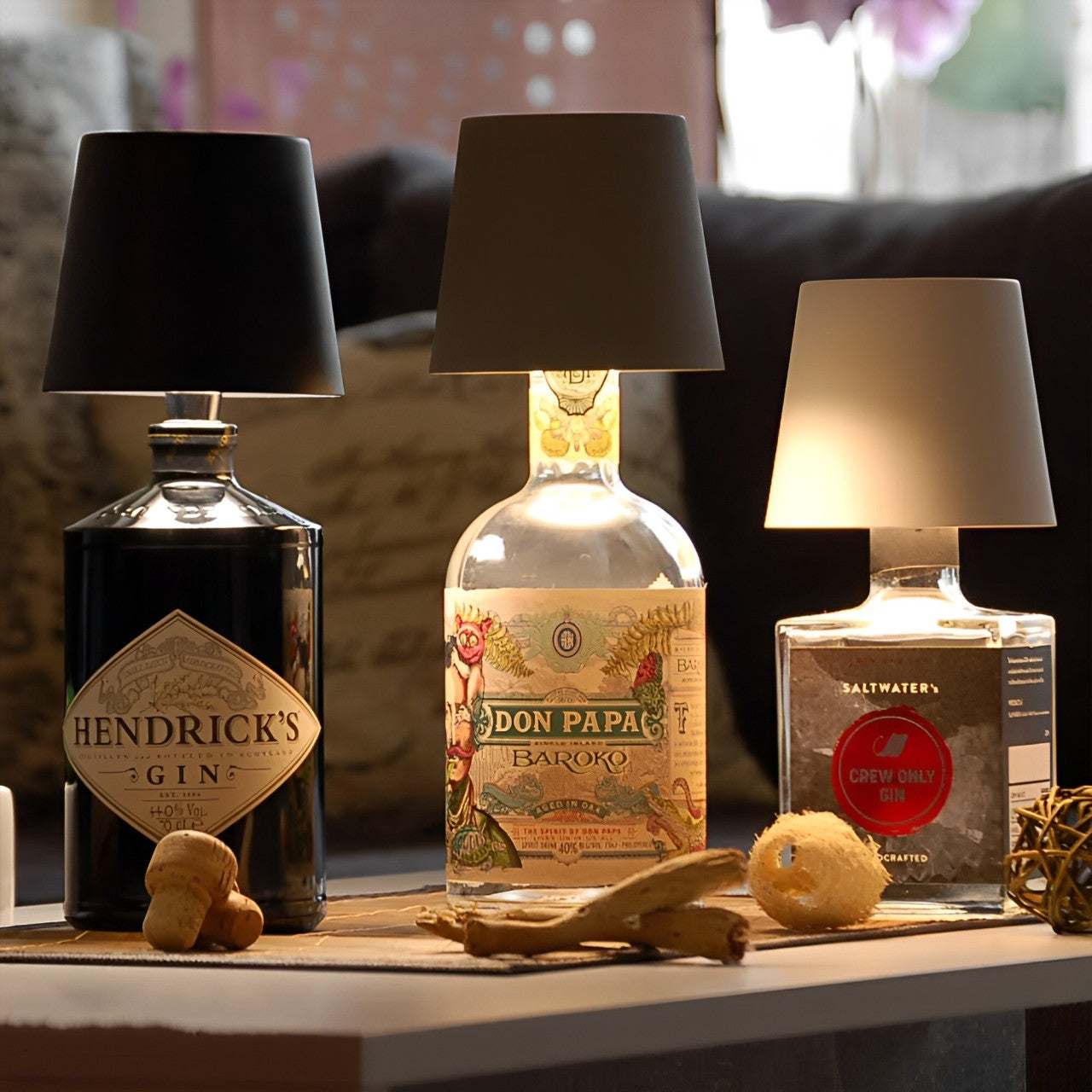 Aila – Draadloze fleslamp LED dimbaar USB-oplaadbaar – binnen & buiten