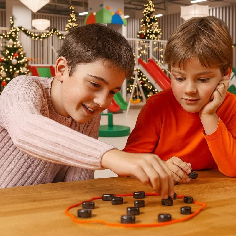 Jeu d'échecs magnétique – Échiquier de voyage avec aimants puissants et format compact