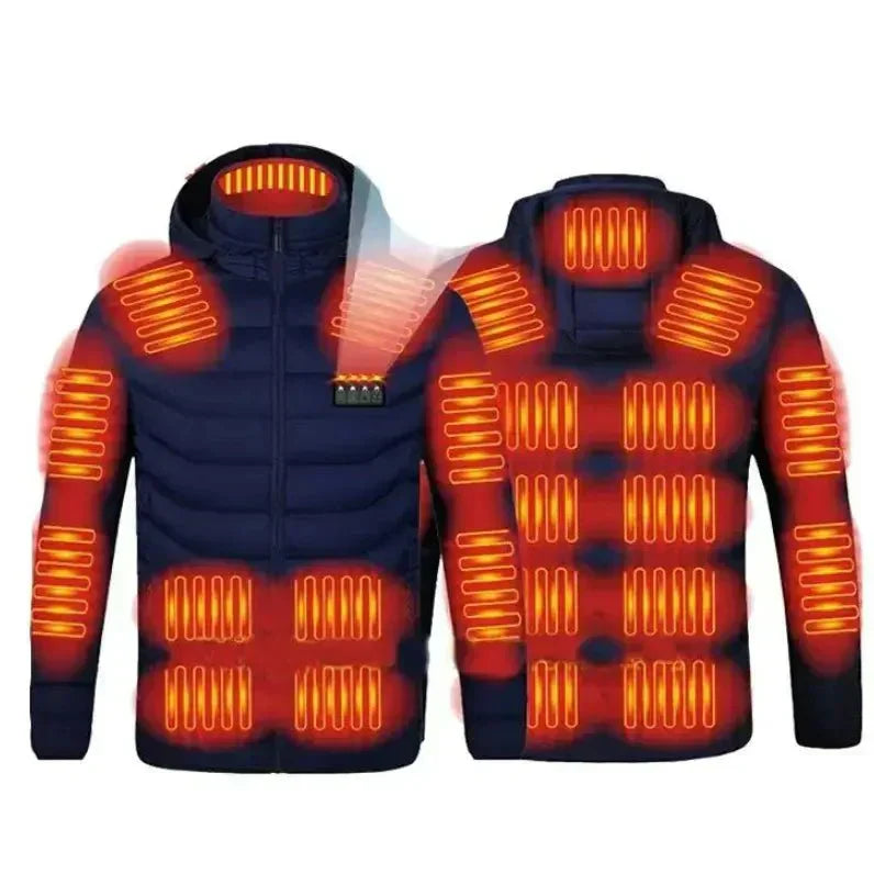 Frostiq Verwarmde Winterjas – Unisex, Oplaadbaar &amp; Optimale Warmteverdeling voor de Winter