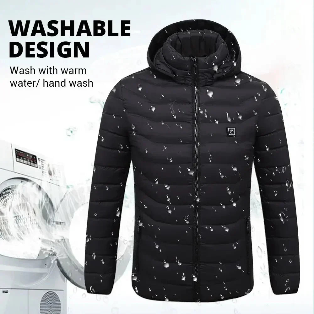 Frostiq Verwarmde Winterjas – Unisex, Oplaadbaar &amp; Optimale Warmteverdeling voor de Winter