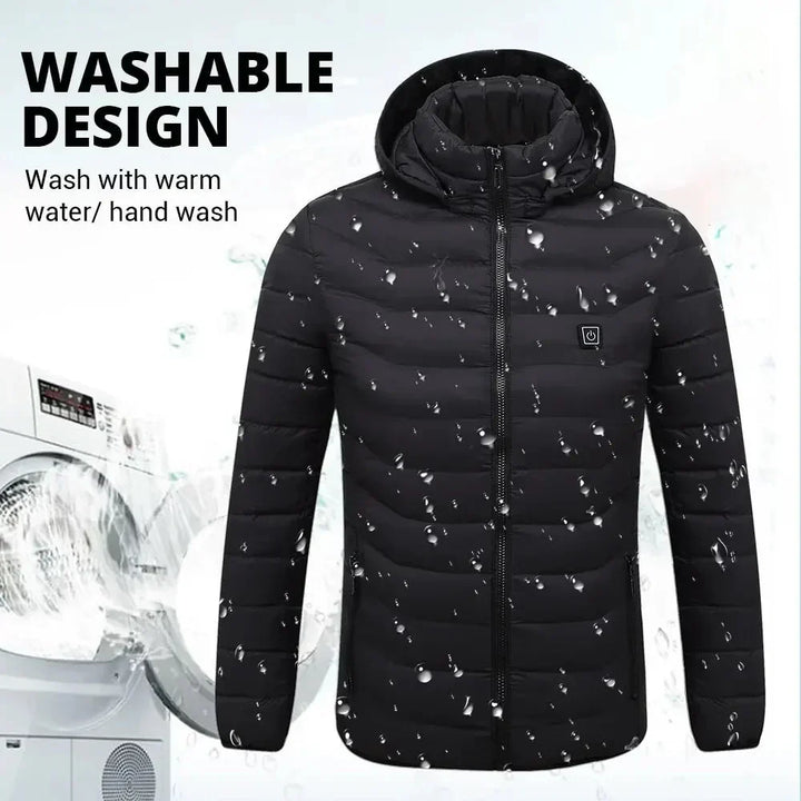 Frostiq Verwarmde Winterjas – Unisex, Oplaadbaar &amp; Optimale Warmteverdeling voor de Winter