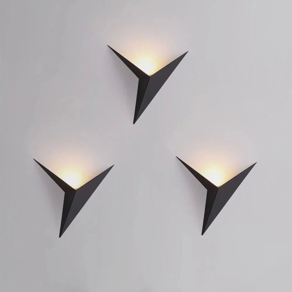 TRIGLOW – LED Triangle Wall Light Modern Design Vestragear