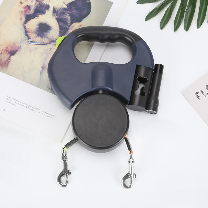 PawLink Duo Correa para Perro – Correa Doble con LED y Reflectante